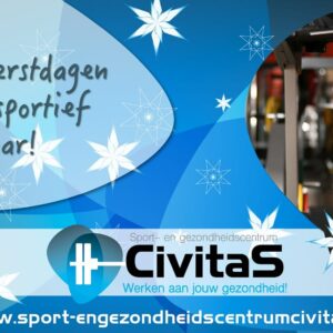 Fijne kerstdagen en een sportief nieuwjaar